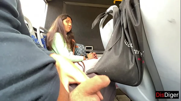 Showed my dick to a girl on a bus full of people and she sucked me