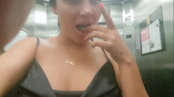 I was caught squirting in my hotel's elevator